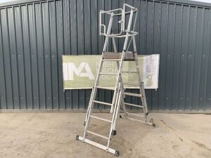 Extendable Platform Ladder