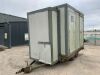 UNRESERVED Roankabin Twin Axle Fast Tow Welfare Unit (12x8)