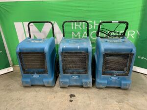 3 x UNRESERVED Direaz Dehumidifiers