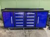 UNRESERVED NEW/UNUSED Steelman 7FT Portable Work Bench c/w 10 x Drawers