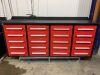 UNRESERVED NEW/UNUSED Steelman 7FT Portable Work Bench c/w 20 x Drawers (With Anit Slip Matts)