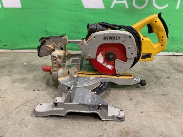 consumptie Wacht even dwaas Dewalt DW707-LX 110V Chop Saw | ONLINE TIMED AUCTION DAY TWO - Ireland's  Monthly Tool & Pedestrian Equipment - Ends From 9.30am Thursday 16th March  - Irish Machinery Auctions
