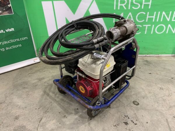 Hydraulic Power Pack c/w Hoses & Water Pump