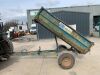 UNRESERVED Kane Single Axle Tipping Trailer c/w Turf Tyres (7ft x 4ft) - 2