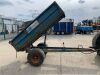 UNRESERVED Kane Single Axle Tipping Trailer c/w Turf Tyres (7ft x 4ft) - 6