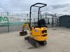 2018 JCB 8008CTS Micro Excavator c/w 3 x Buckets - 9