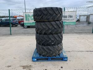 UNUSED 20" Rims & High Speed Agri Tyres To Suit Unimog (6 Stud)