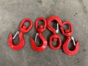 4 x 1T Swivel Hooks