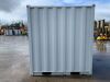 UNRESERVED/UNUSED Portable Double Door Container c/w Door & Window (8.1 x 6.4 x 7.1) - 4