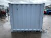 UNRESERVED/UNUSED Portable 6FT Container c/w Double Doors - 6