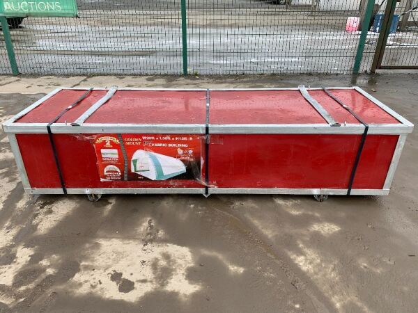 UNRESERVED/UNUSED Golden Mount 20FT x 30FT x 12FT Dome Storage Shelter