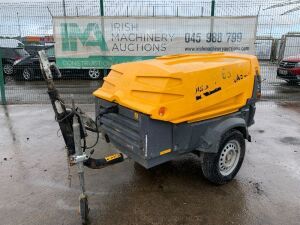 2014 Atlas Copco XAS47 90CFM Fast Tow Diesel Air Compressor