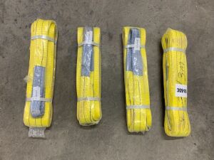 4 x 3T/3M yellow Lifting Slings