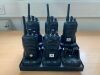 ICOM Walkie Talkie Sets c/w Multicharger Dock Station - 2