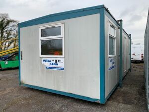 UNRESERVED Ultra-Kabin Portacabin c/w Jack Legs (30ft x 12ft)