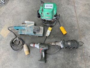 UNRESERVED Makita Planer, Hitachi Router, Metabo Drill & Metabo Multi Drill