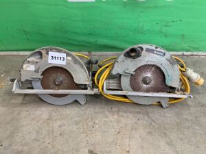 UNRESERVED 2x Makita 110V Skill Saws