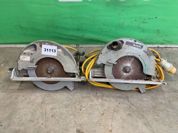 UNRESERVED 2x Makita 110V Skill Saws