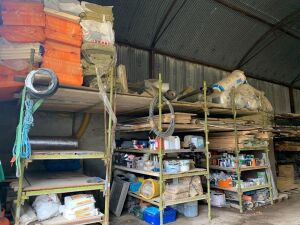 Unreserved Large Selection of Building Stock and Materials to include: Insulation, Roof Slates, - Bricks, Damp Proof Membrane, Plastic Mains Piping, Plaster Beading, Nails, Screws and more. (Located - Off-site in Wicklow)