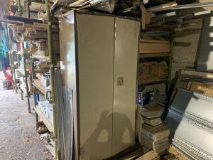 Unreserved Roneo Metal Office Press and Contents to include: Screws, Bolts, Nails and more. - (Located Off-site in Wicklow)