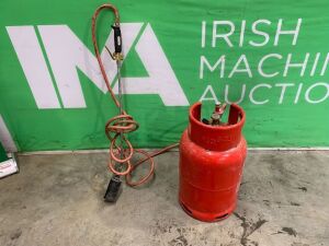 UNRESERVED Propane Gas Bottle & Torch