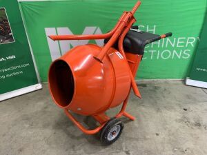 New/Unused Pacini Petrol Cement Mixer c/w Stand