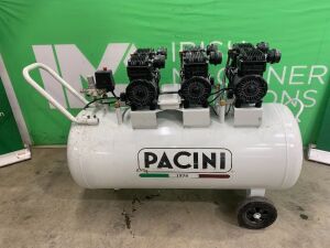 Pacini 200Ltr Portable Silent Air Comprsssor