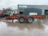 1999 Couldwell Twin Axle Skip Trailer c/w Skip Clamps & Air Brakes - 2