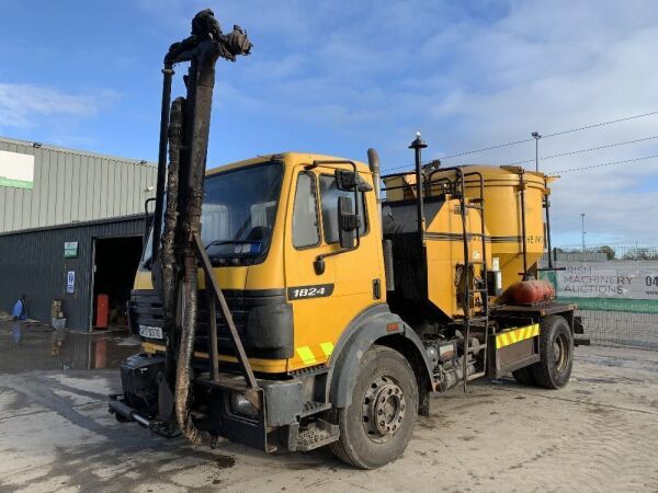 2000 Mercedes Benz Atego 1824R Tar Patcher Truck