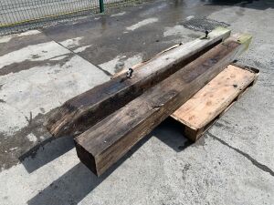 2 x 8" Cresote Square Gate Posts