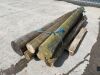 7 x Cresote Fencing Posts