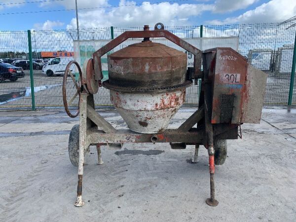 Fast Tow Diesel Electric Start Cement Mixer