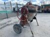 Fast Tow Diesel Electric Start Cement Mixer - 8