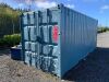 UNRESERVED 1996 20ft Ultrakabin Steel Lock up Container SN: 0-27 c/w Contents to include: Water - Mains Fittings, Signage and more (Located Off-site in Rathcoole)