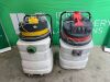 2 x UNRESERVED Portable Industrial Vacuums