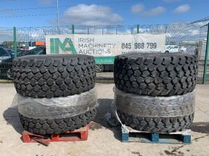 4 x Michelin-X Tyres (24 x R21) To Suit Fire Tender