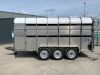 2019 Nugent 14 x 6 Triple Axle Livestock Trailer - 2