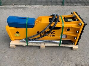 UNRESERVED UNUSED Kabonc KBKC680 Hydraulic Rock Breaker To Suit 5T-7T Excavator