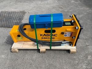 UNRESERVED UNUSED Kabonc KBKC450 Hydraulic Rock Breaker To Suit 1.5T-2.5T Excavator