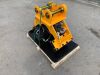 UNUSED KBKC-04 Hydraulic Excavator Compactor Plate To Suit 4T-10T (45mm Pins) - 2