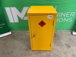 Yellow Chemical Cabinet (900x400x450)