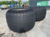 2 x Bog Flotation Tyres - 66 x 44.00 x 25 NHS - 4