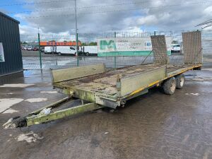 Brian James 22Ft Twin Axle Flat Trailer c/w Ramps