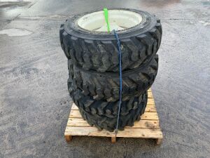 4 x Tyres & Rims (27 x 8.5 x 15)