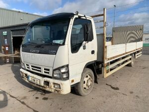 2013 Isuzu NQR 75E47 520 ABS 5193cc 7.5T LWB Automatic Dropside Truck