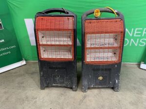 UNRESERVED 2 X Rhino Portable Heaters