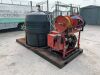 Industrial Drain Jetter - Power Washer Unit c/w Water Tank - 6