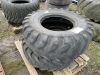 UNRESERVED 2x 14.5-20 Dumper Tyres - 3