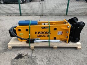 UNRESERVED NEW/UNUSED Kabonc KBKC750 Hydraulic Breaker To Suit 7T-10T (50mm)