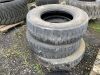 UNRESERVED 4x Dunlop SP 431R Tyres - 2